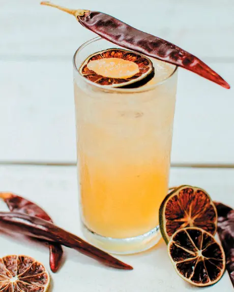 Mexico City Mule cocktail made with De Nada Blanco