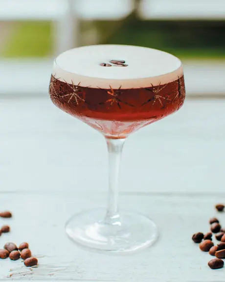 Michoacn Caf cocktail made with De Nada Blanco