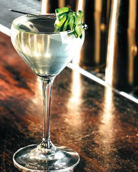 Sip N Sin cocktail made with De Nada Blanco